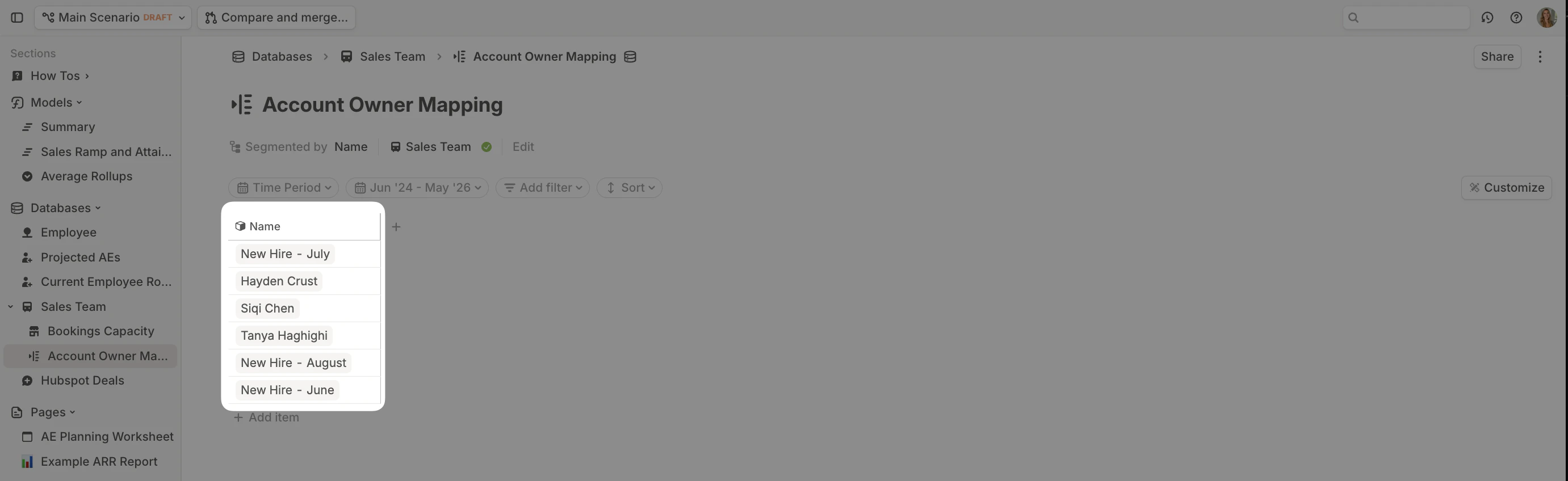 Account Owner Map Pn