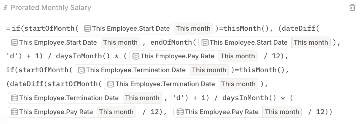 Prorated Salaries Step4 Final Formula Pn