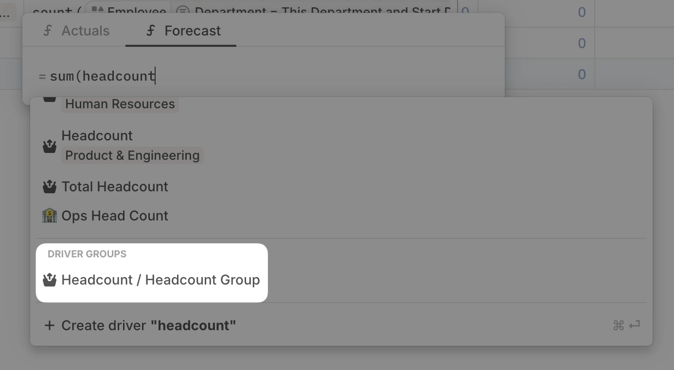 Headcount Step3 Sum Group Pn