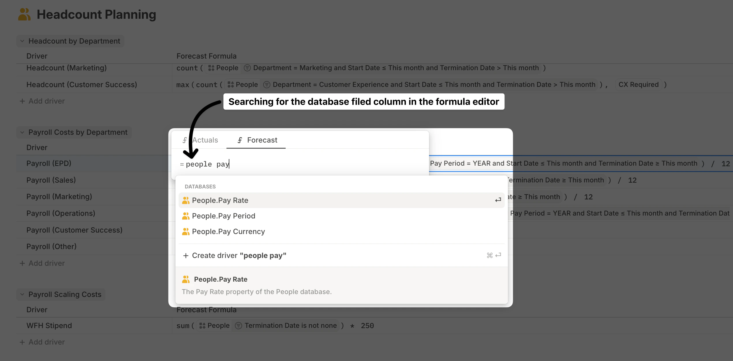 Search For Field In Formula Pn