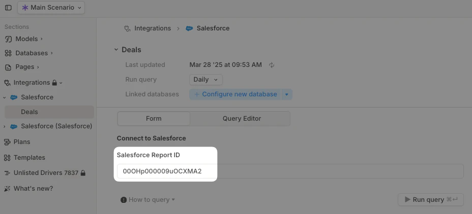 Salesforce Workato Report Id Pn