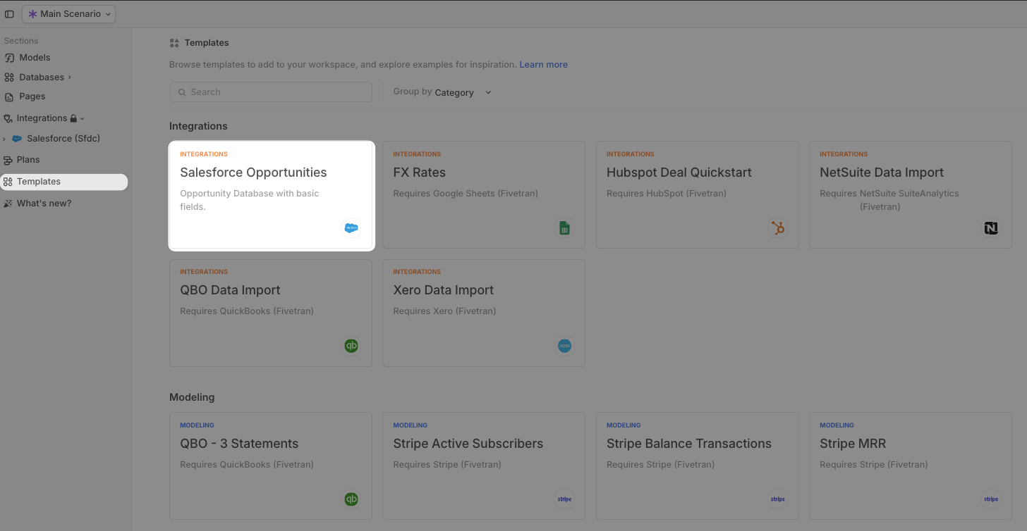 Salesforce Fivetran Template Pn