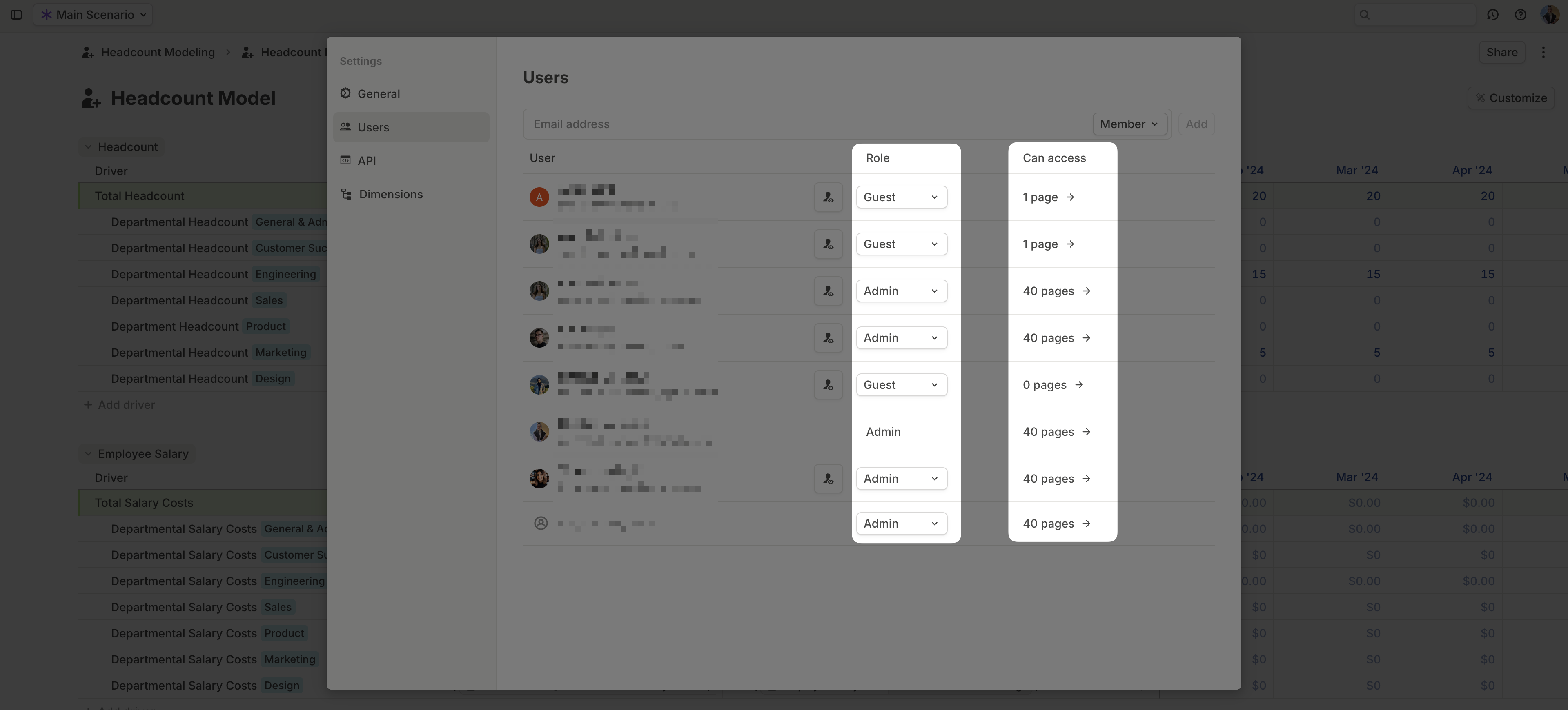 Modify Users Pn