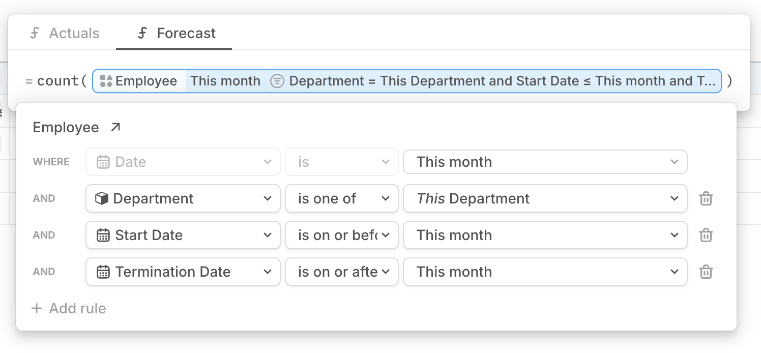 Headcount Step3 Count Formula Filters Pn