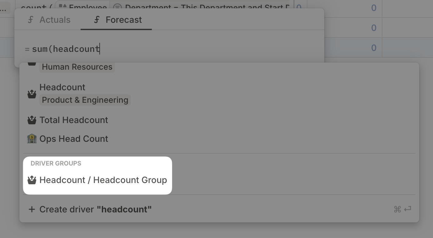 Headcount Step3 Sum Group Pn