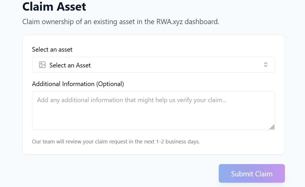 Claim Asset2 Pn