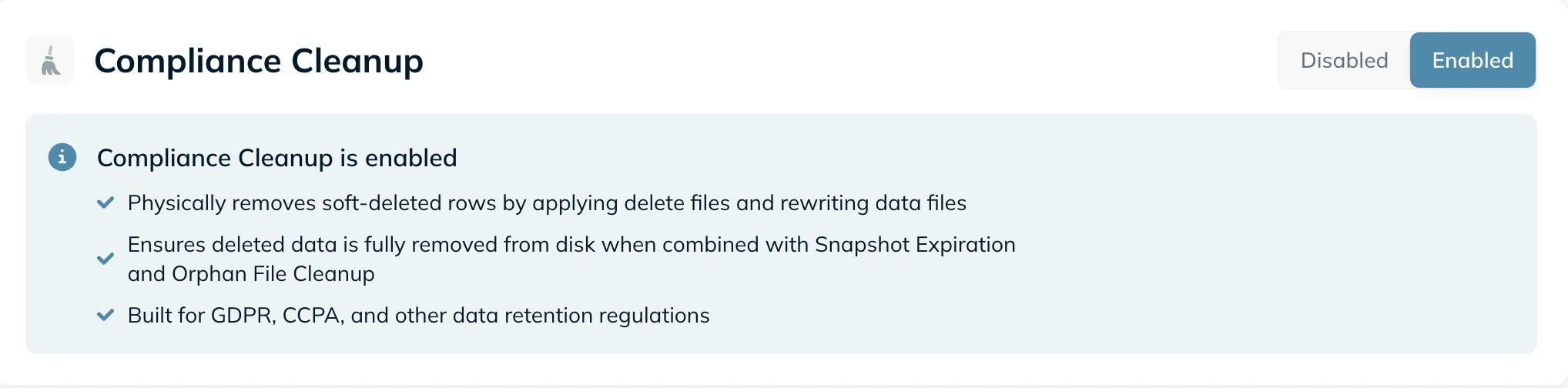 Compliance Cleanup