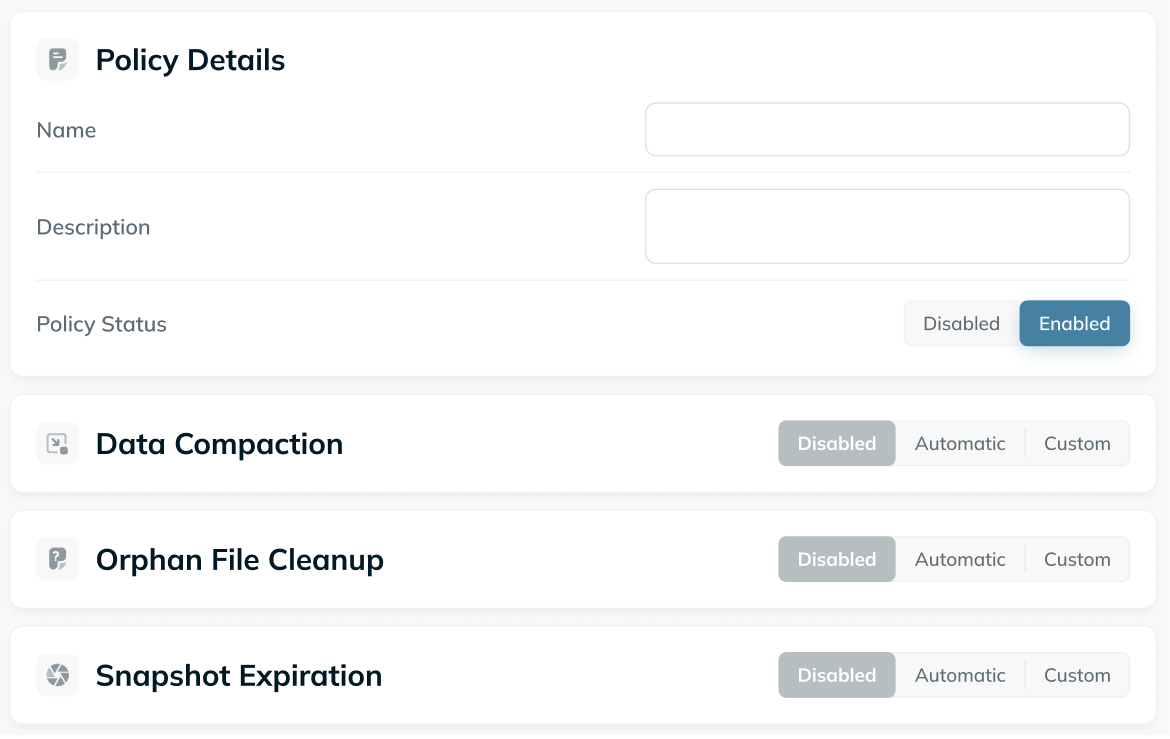 Optimization Policy Optimizers