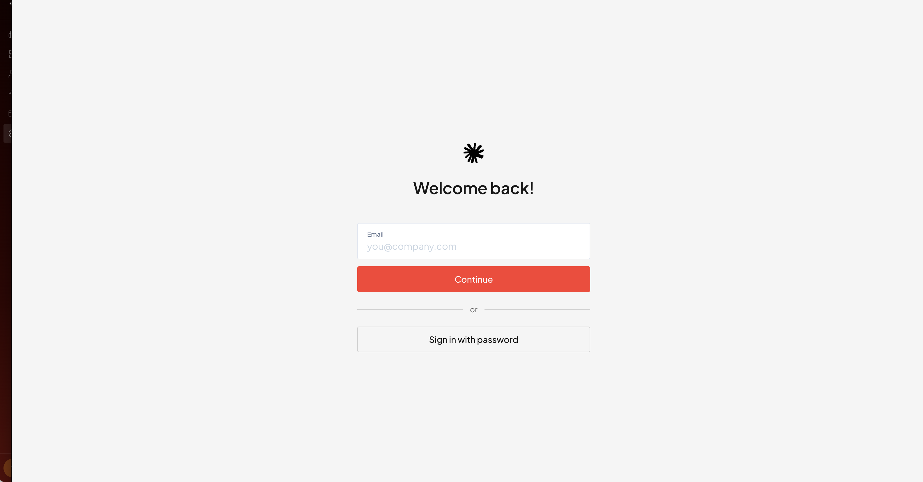 A branded login page under your own brand
