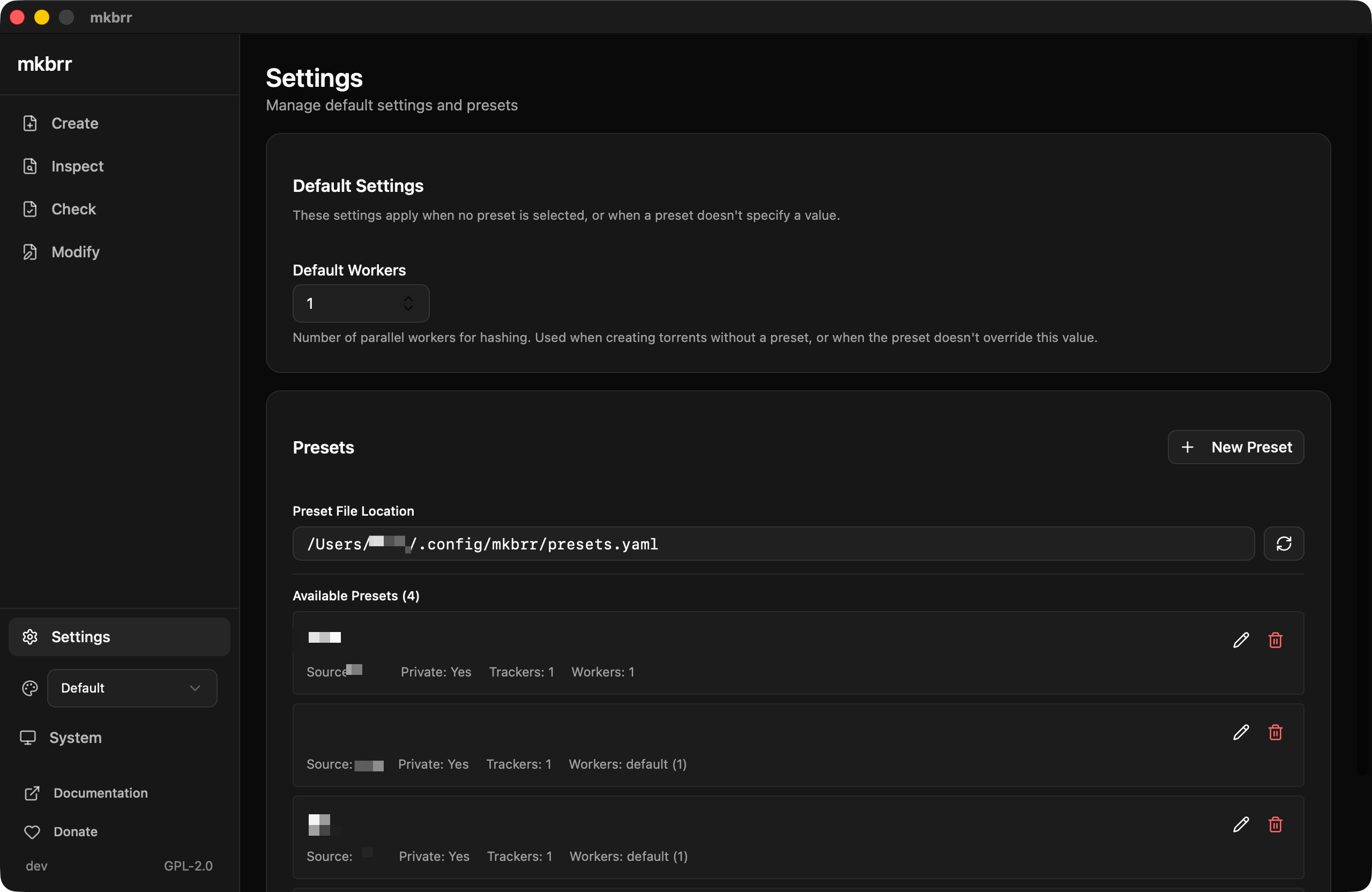 GUI Application - mkbrr