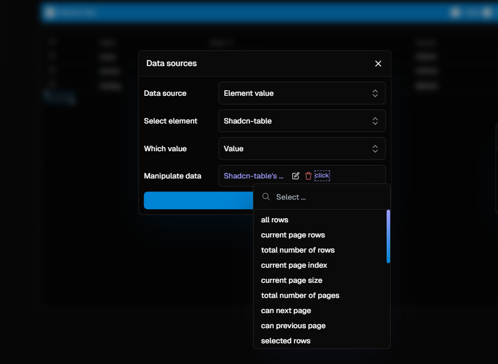Screenshot of a table value.