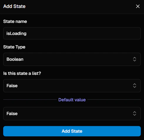 Working with State & Conditions - Saasio Docs