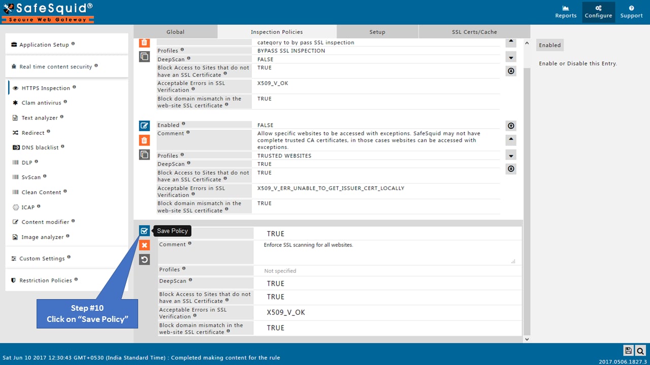 Save Policy