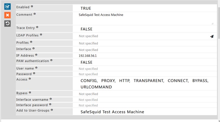Making the PAM authentication false and adding username and password in the username password field