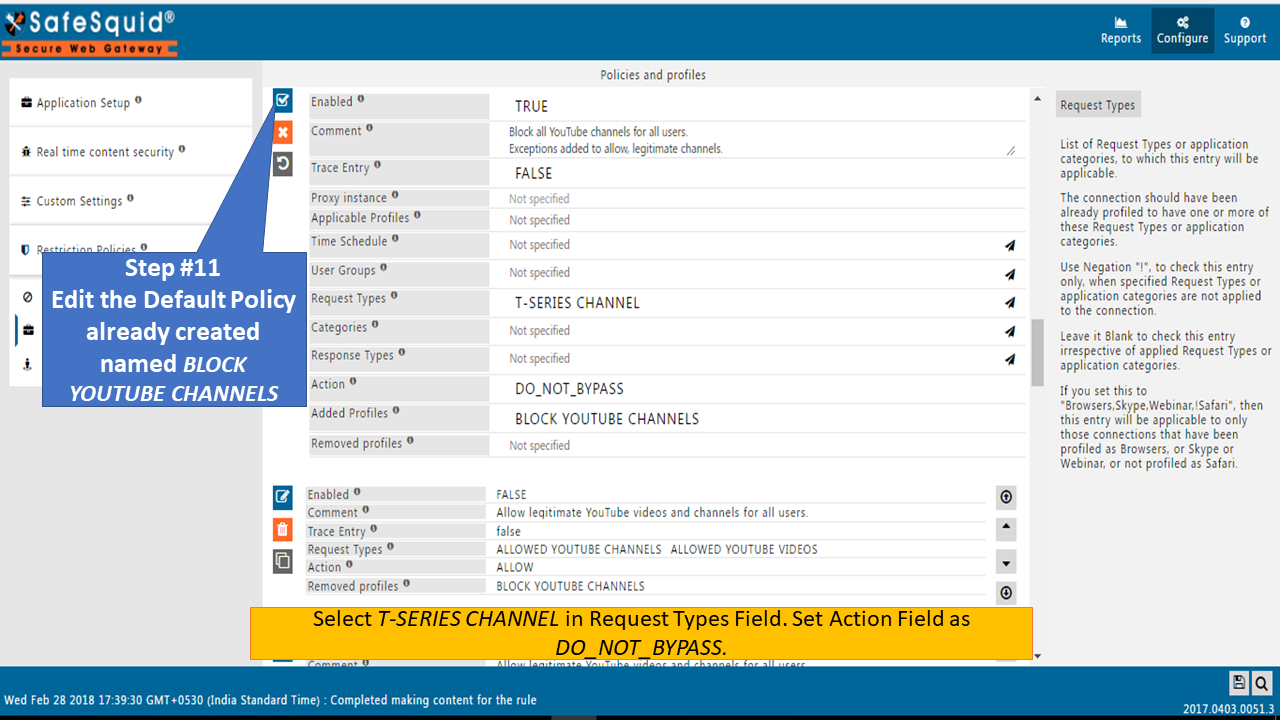 Configure Access Profile
