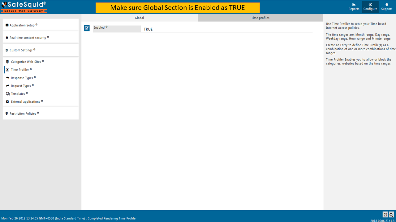 Global section
