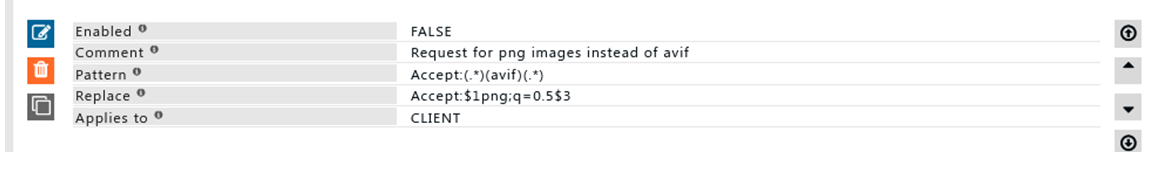 Example: request PNG and JPG instead of AVIF and WEBP