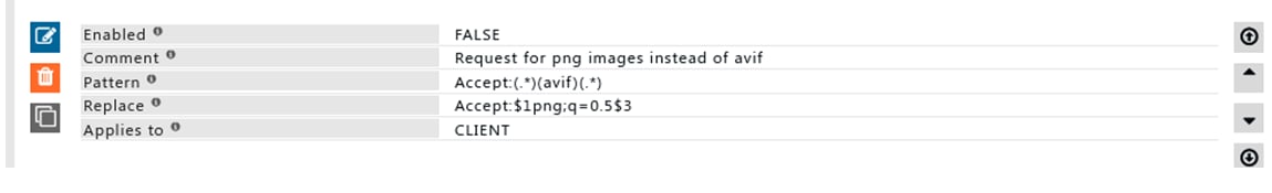 Example: request PNG and JPG instead of AVIF and WEBP