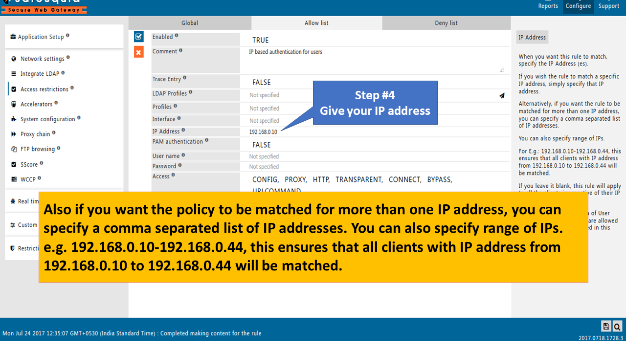 IP Address field