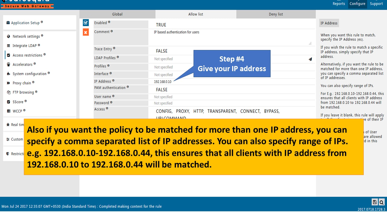 IP Address field