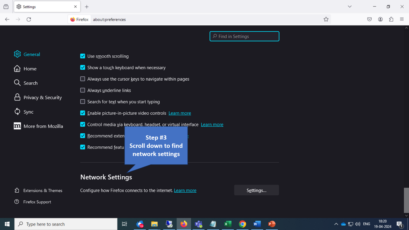 Network Settings