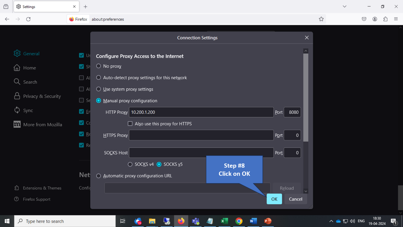 Save Firefox settings