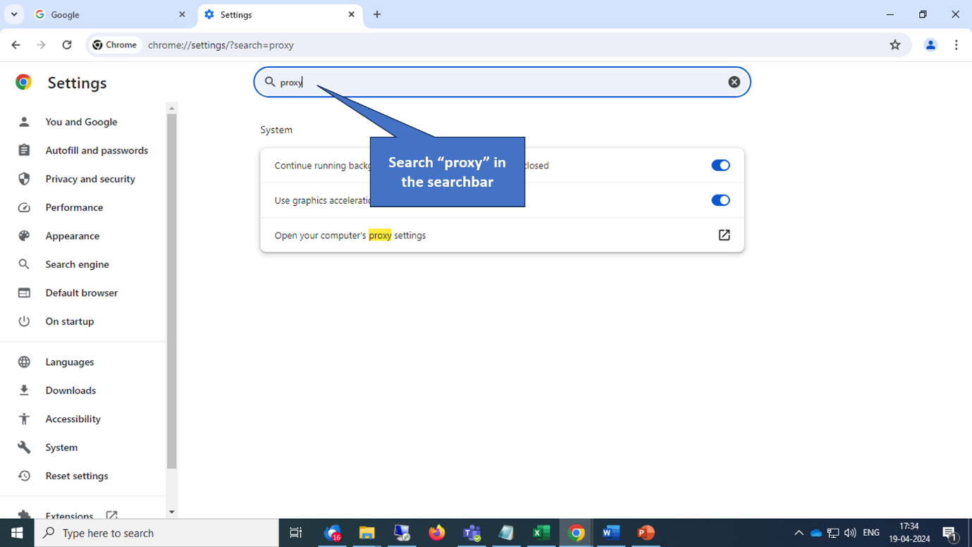 Search proxy