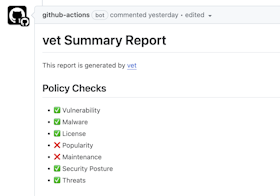 vet guardrails in GitHub