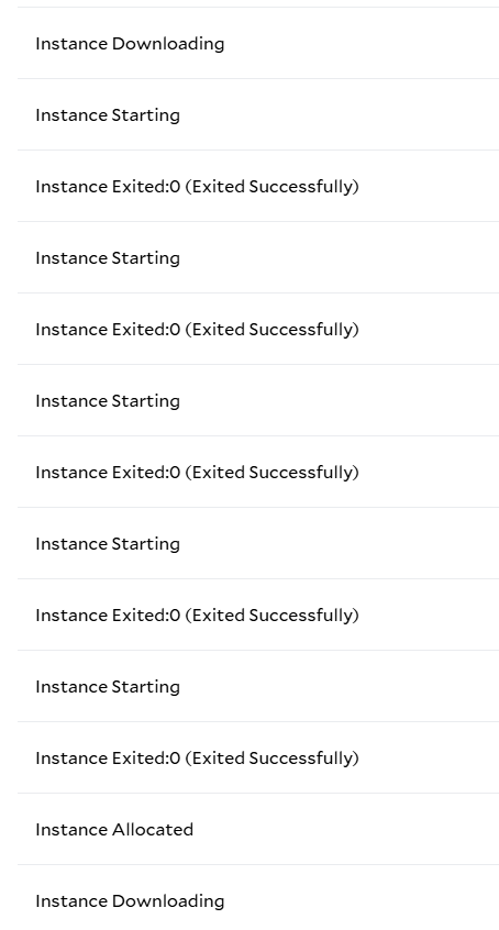 System Events Tab