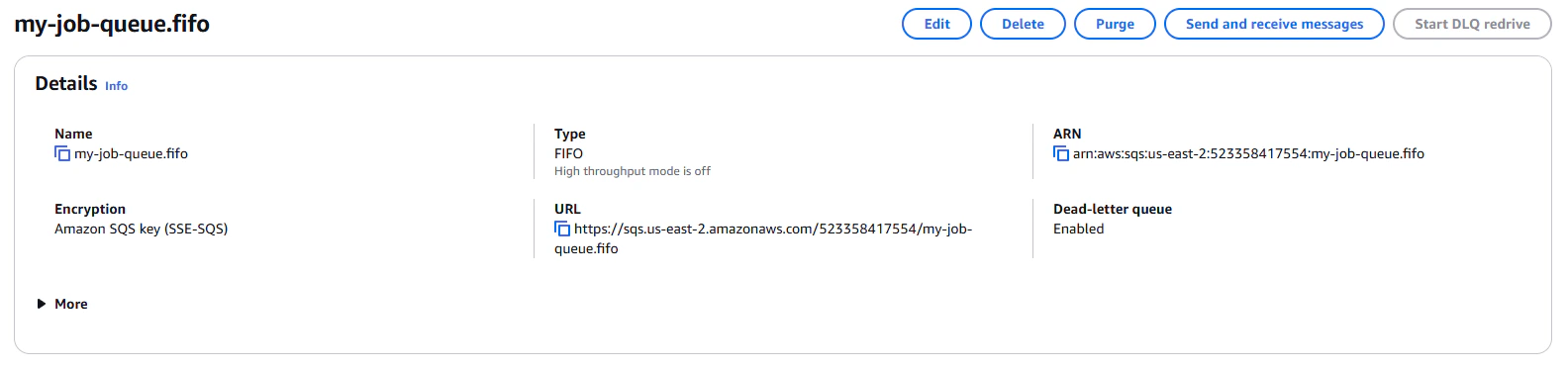 The Queue URL