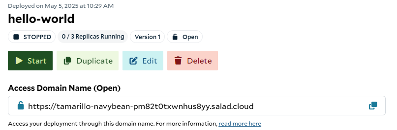 Container Groups - SaladCloud