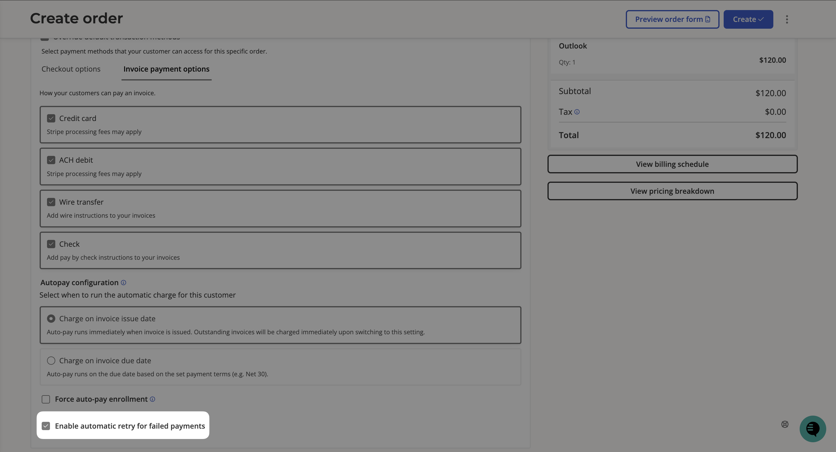 Order Form
