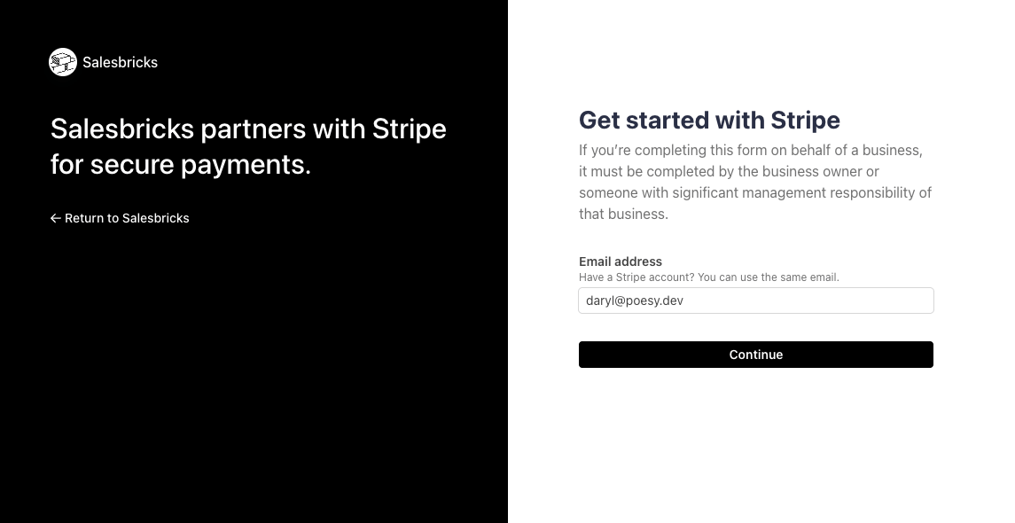 login-to-stripe
