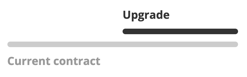 upgrade