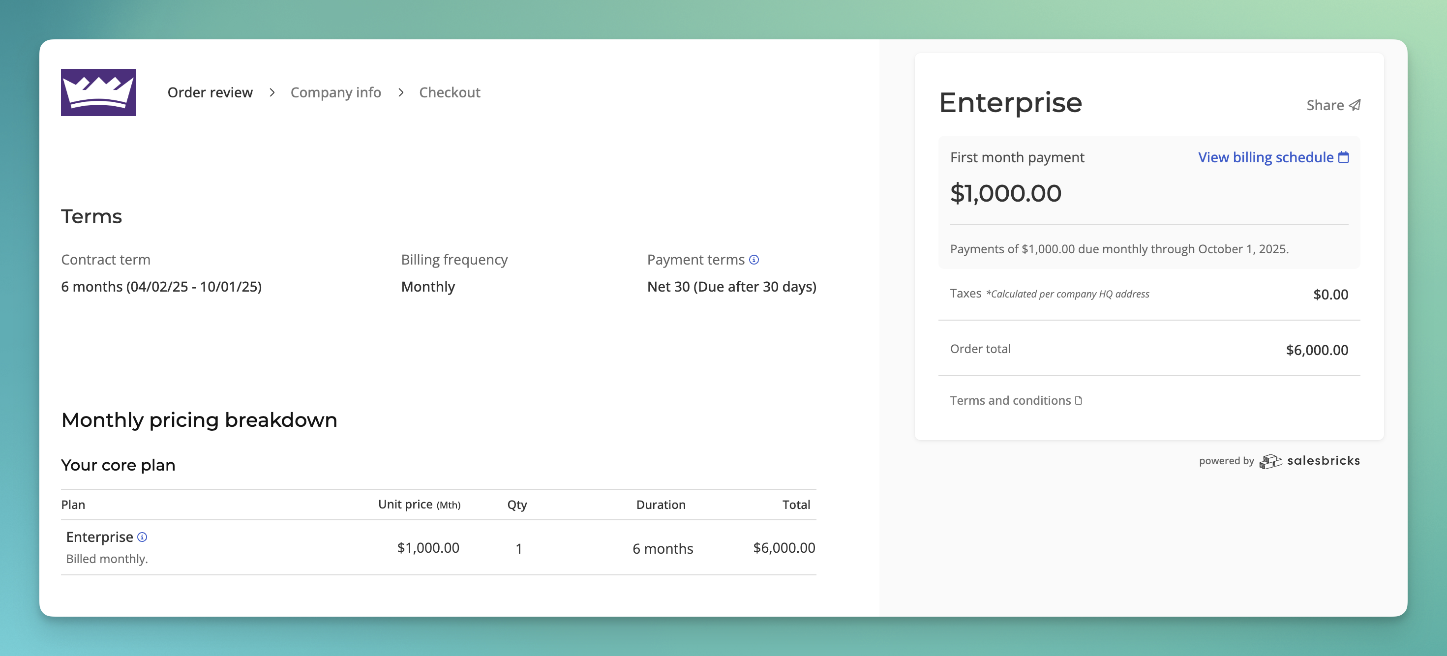 6-month-monthly-rate