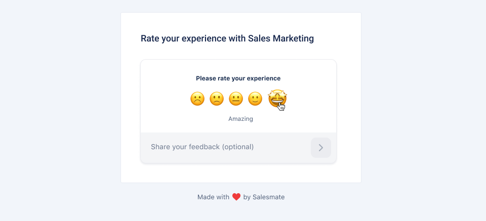 Conversation rating via emails - submit