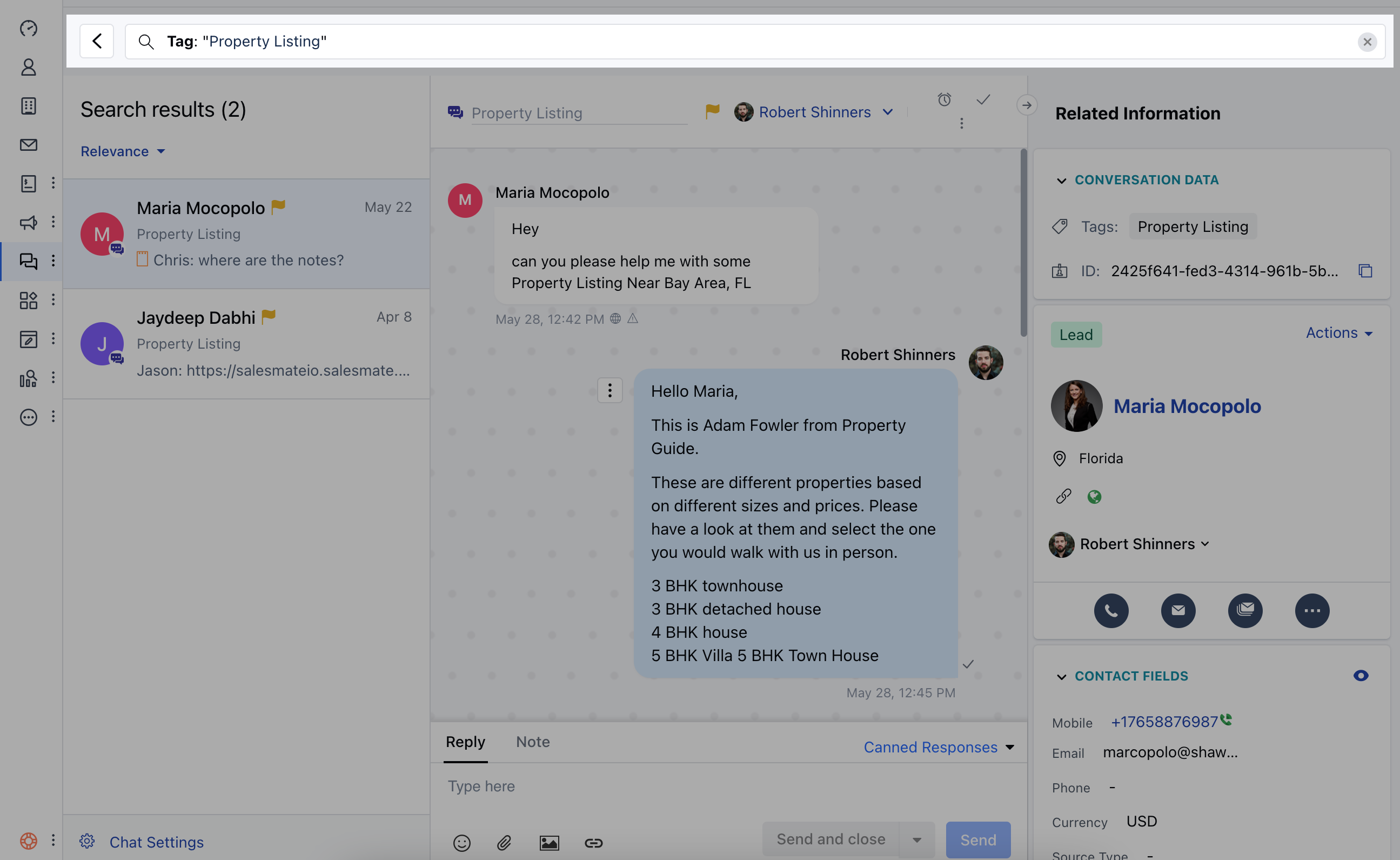 Add multiple filters to search