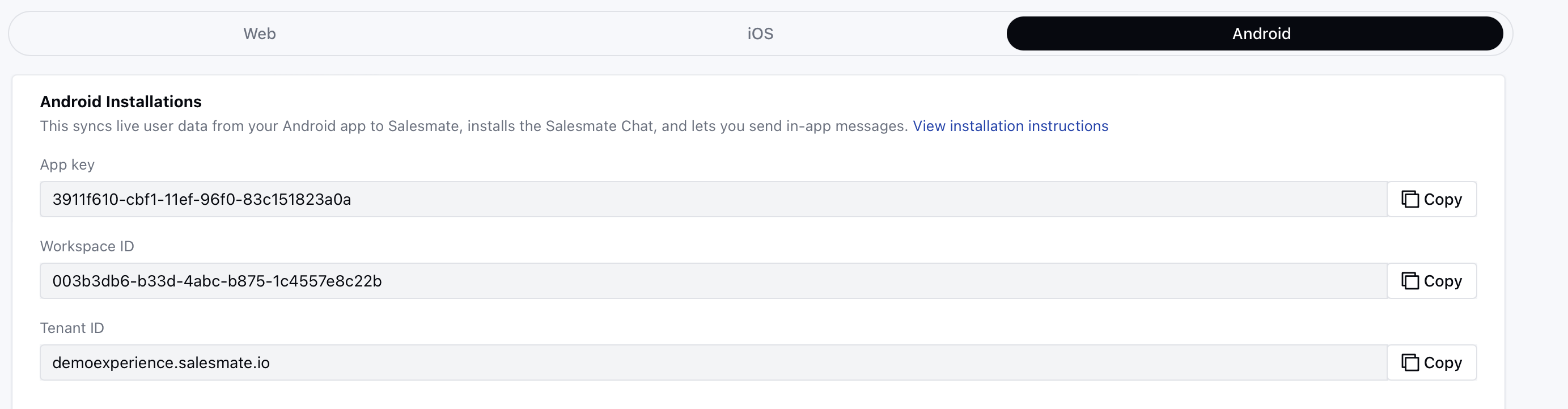 Open Chat settings