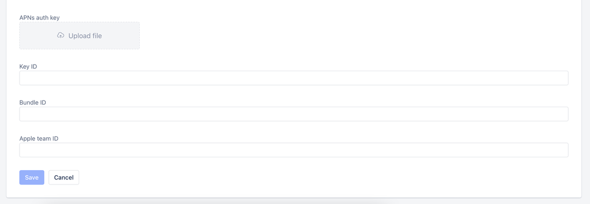 Enable Push Notifications