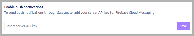 Enable Push Notifications