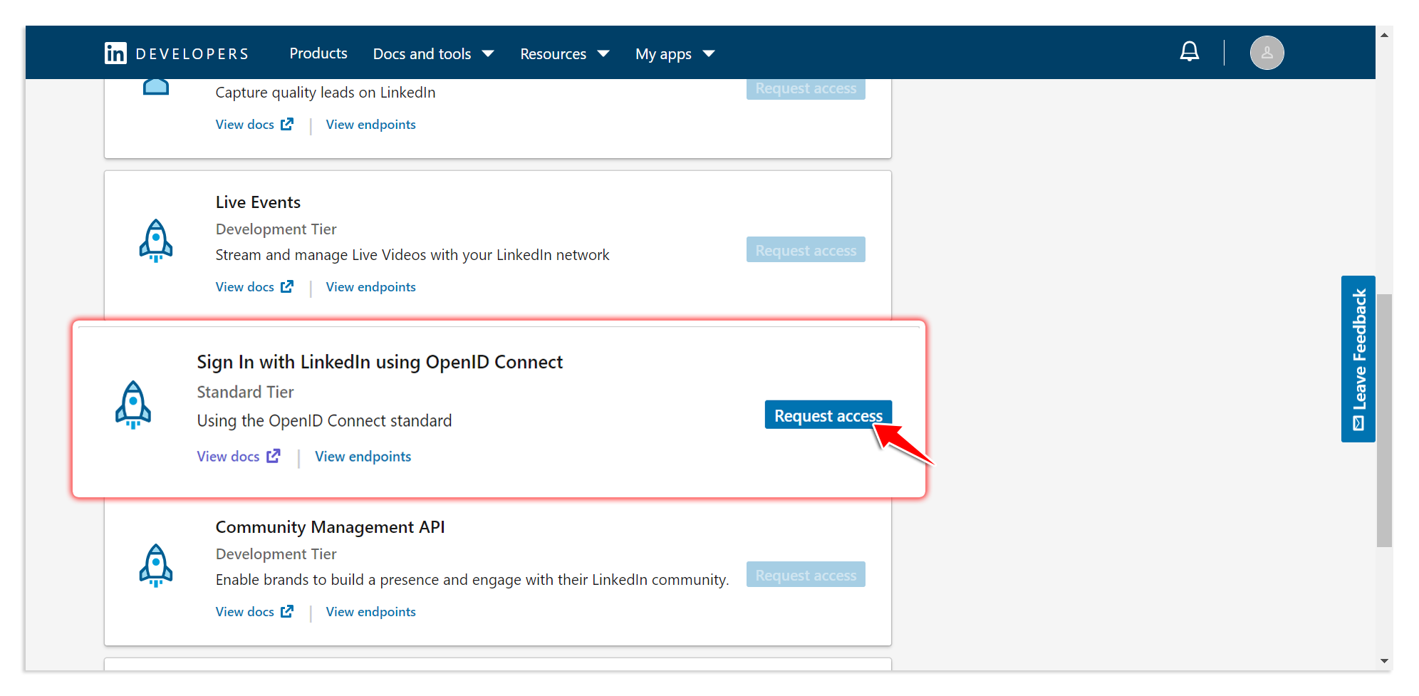 LinkedIn OpenID Connect