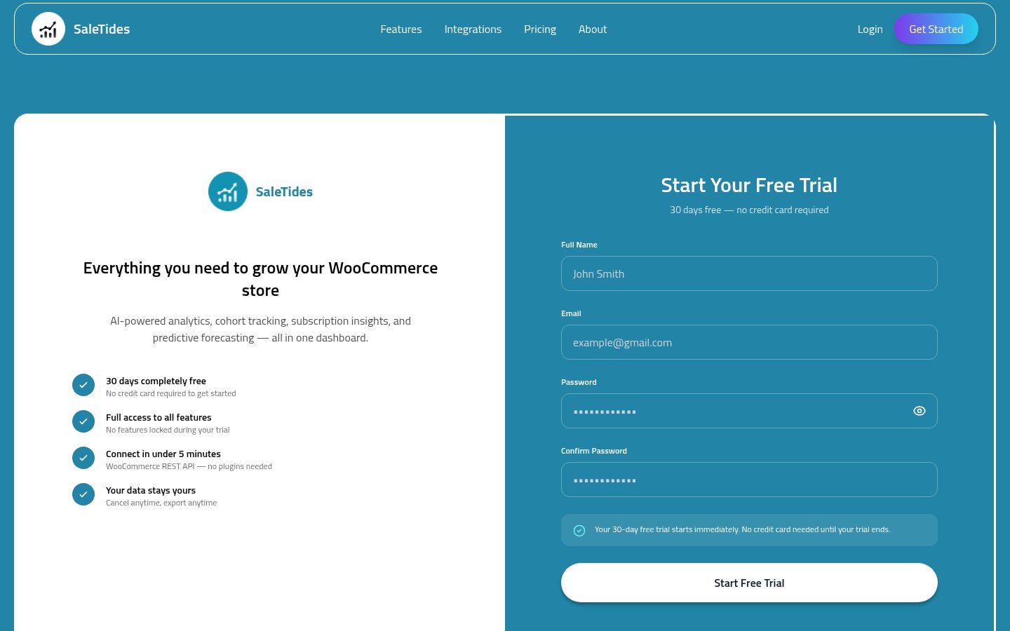 Enter store URL screen