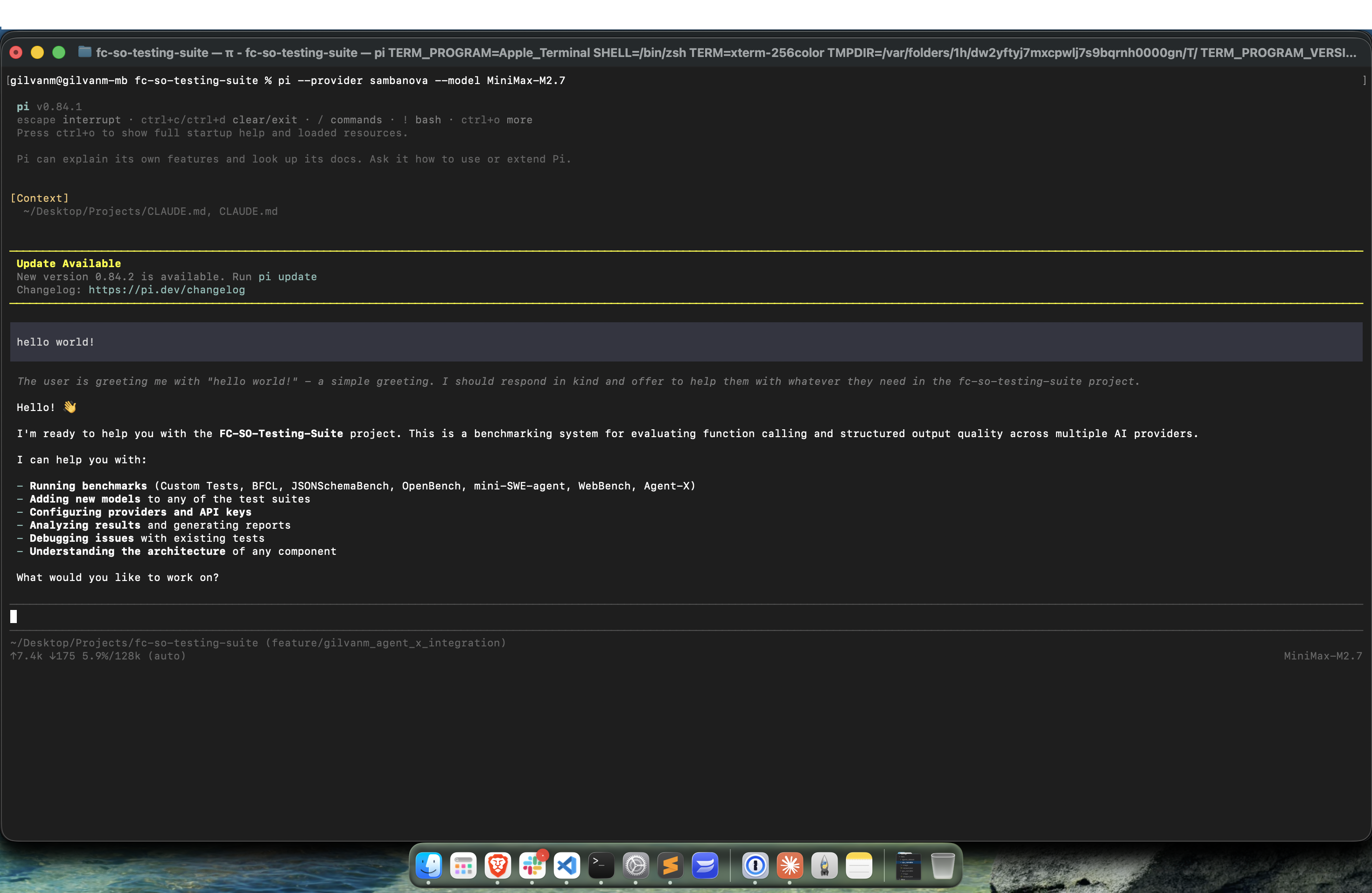 Pi settings