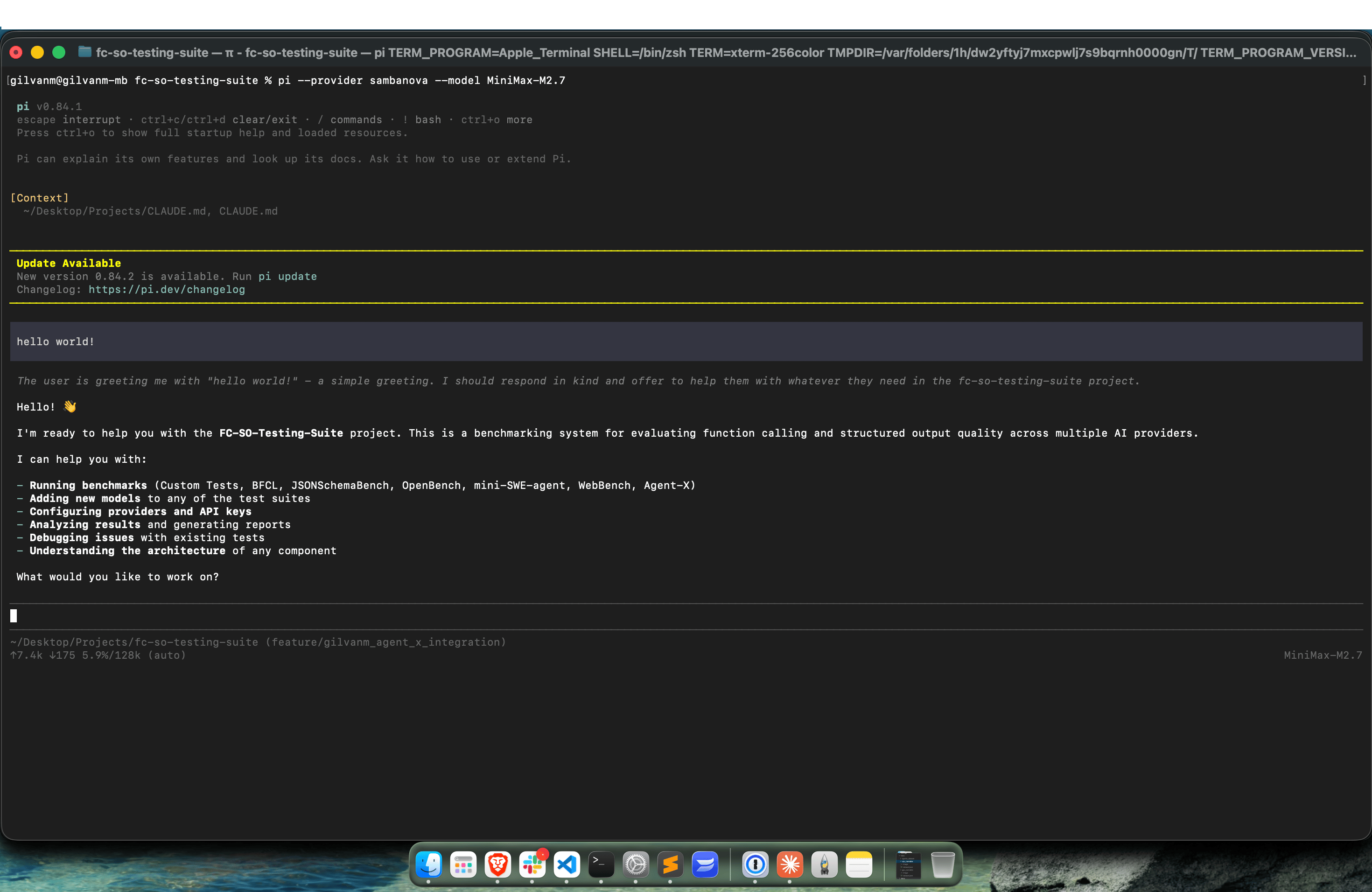 Pi settings