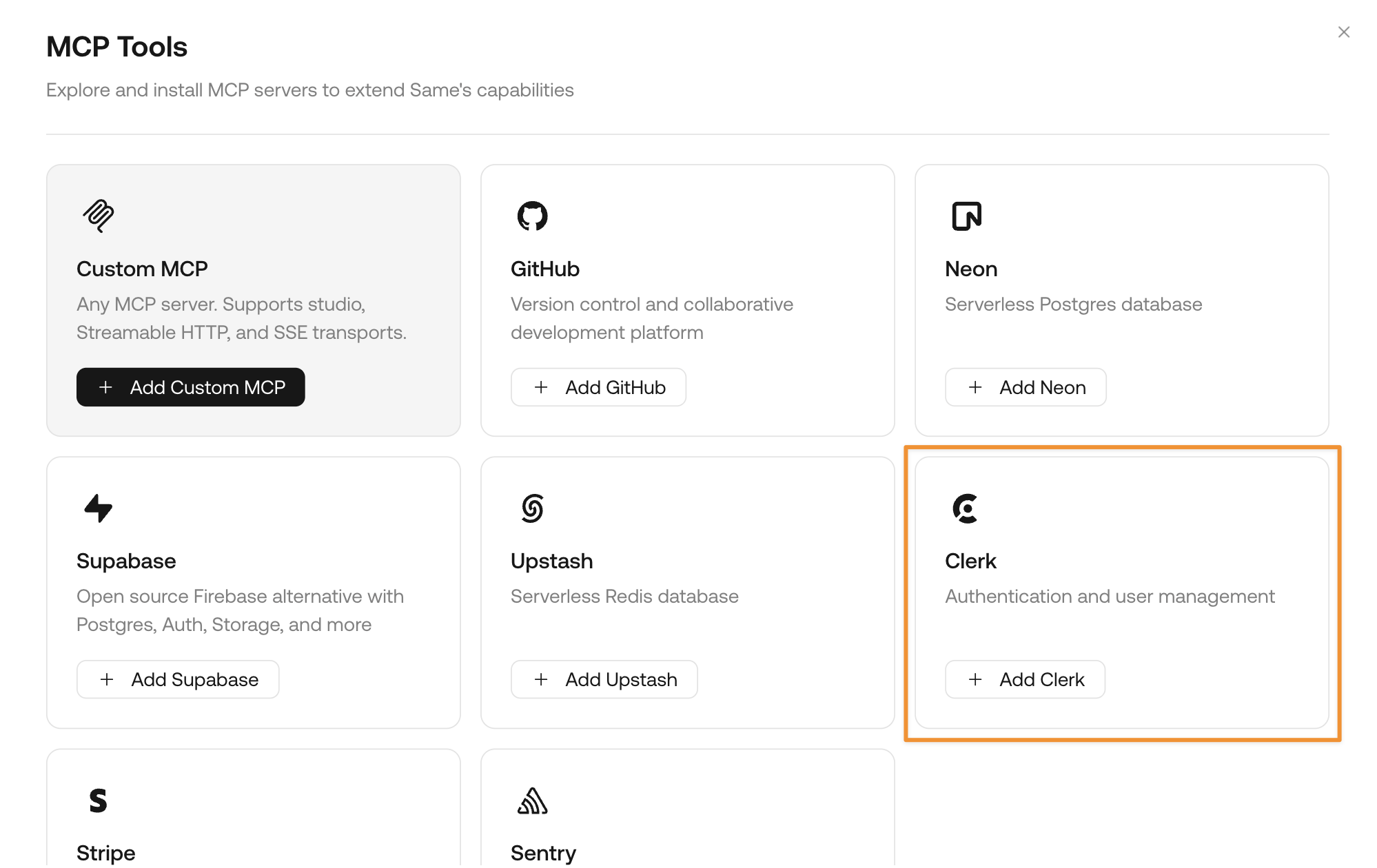 Clerk for authentication - Same