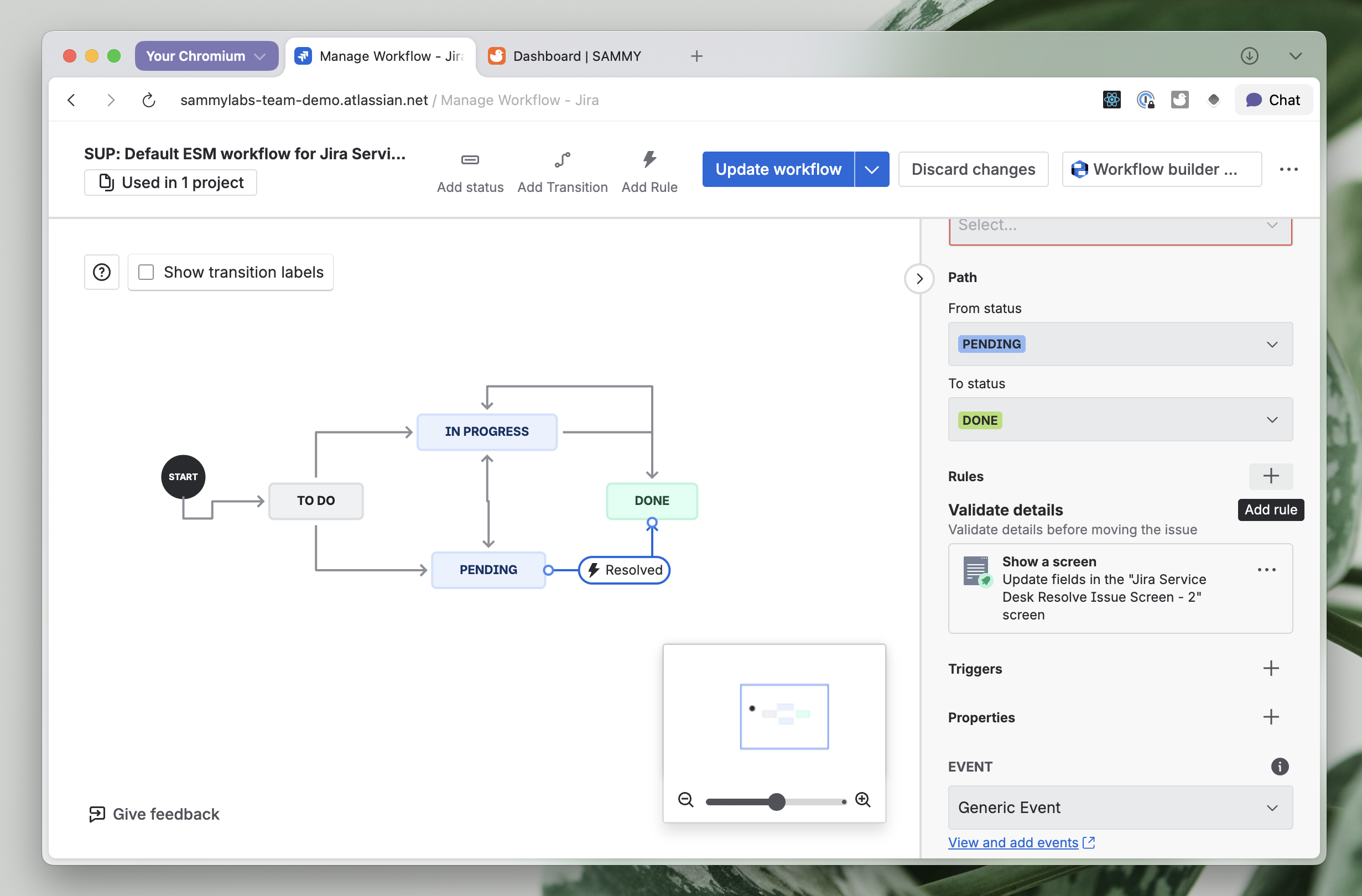 Choose Workflow
