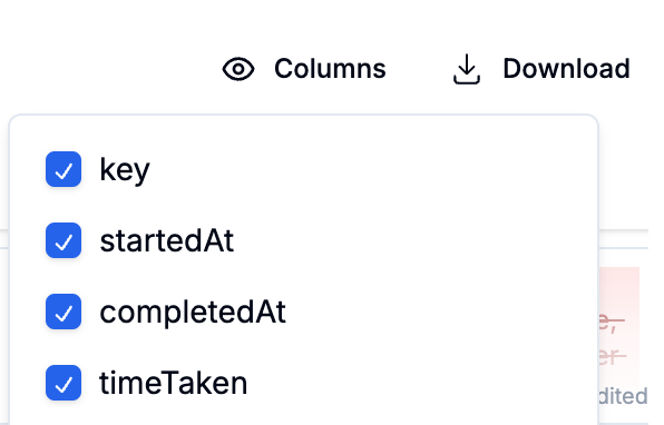 Document Reasoning Feedback Table Column
Visibility