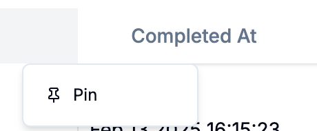 Document Reasoning Feedback Table Sticky
Column