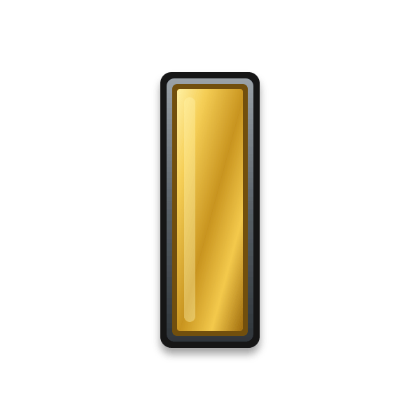 04 Lieutenant One Gold Bar 04 Lieutenant One Gold Bar