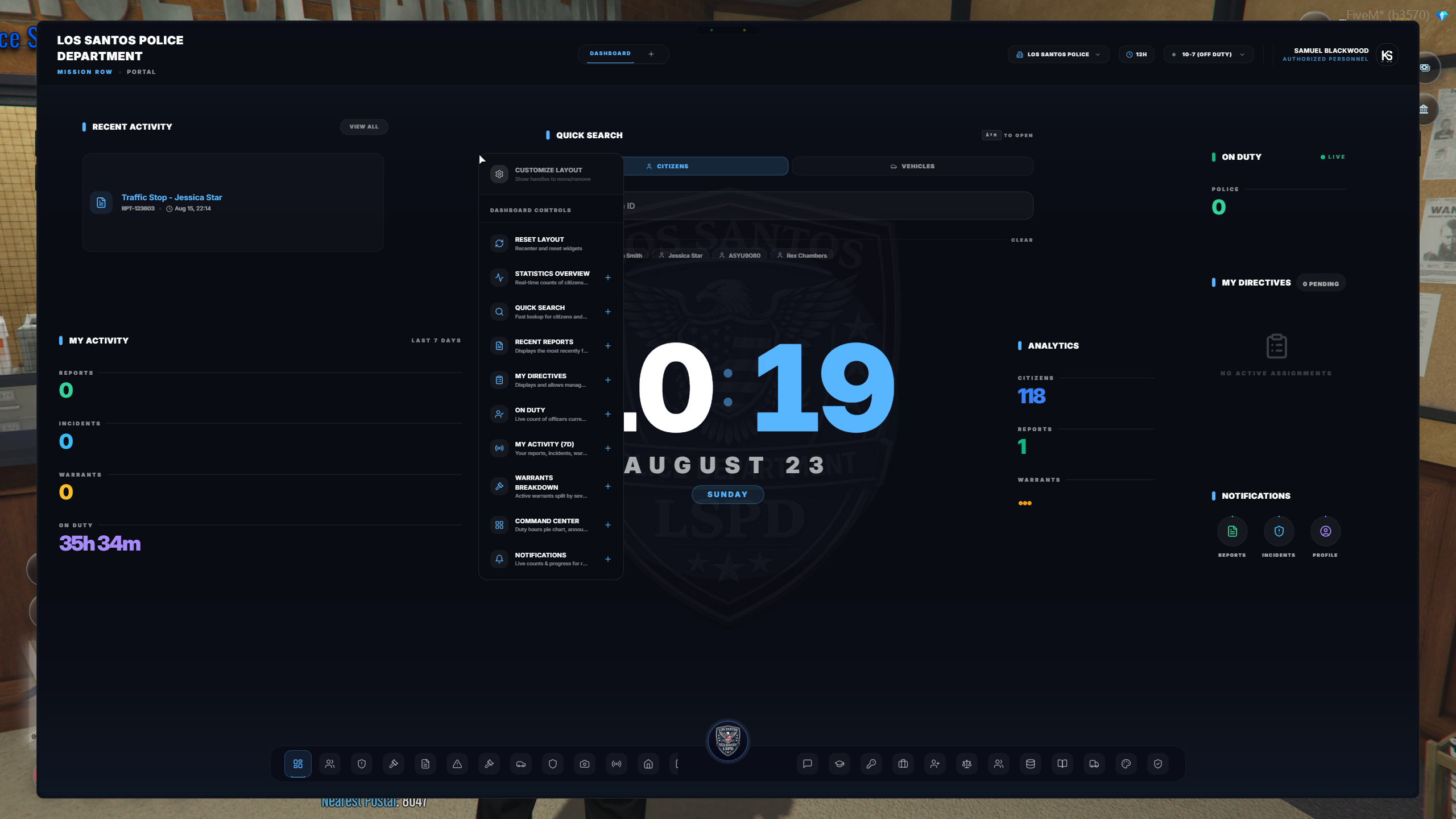 Kartik MDT V2 interface